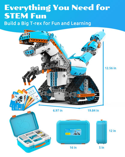 WhalesBot E7 Pro coding robot kit, Scratch programming, sensors, STEM education system.